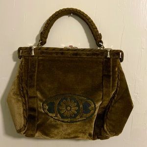 Vintage Velvet Snap Purse